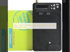 リアルタイム COFDM HD ビデオトランスミッター H.264 UHF バンド ミニサイズ