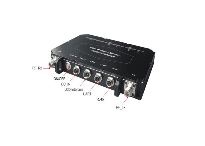戦術的な通信システムのためのH.265 FDD IPのラジオの変復調装置COFDMのビデオ送信機